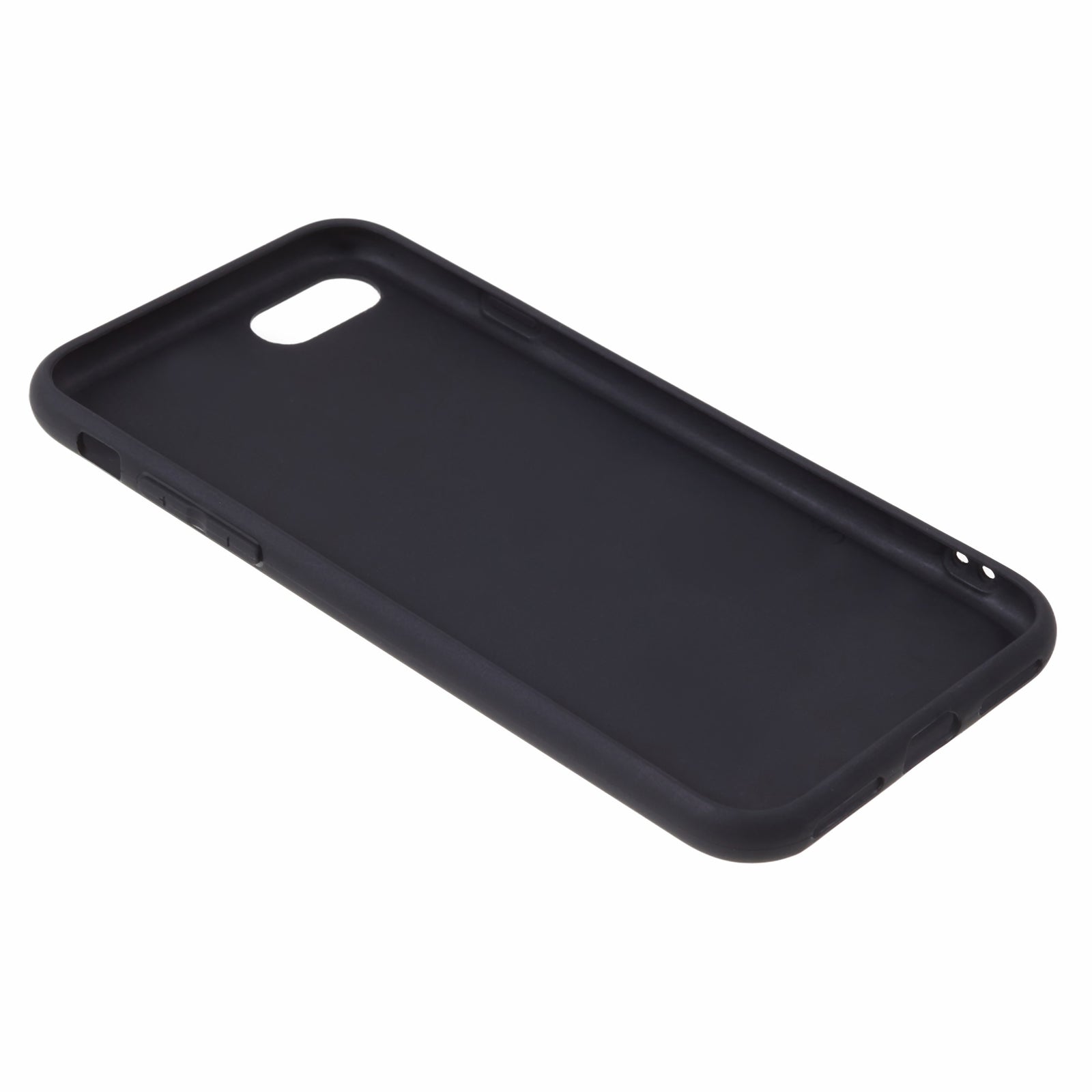 Uniqkart for iPhone 7 / 8 / SE (2020) / SE (2022) Candy Color Matte Phone Case Anti-scratch TPU Cover - Black Uniqkart for iPhone 7 / 8 / SE (2020) / SE (2022) Candy Color Matte Phone Case Anti-scratch TPU Cover - Black